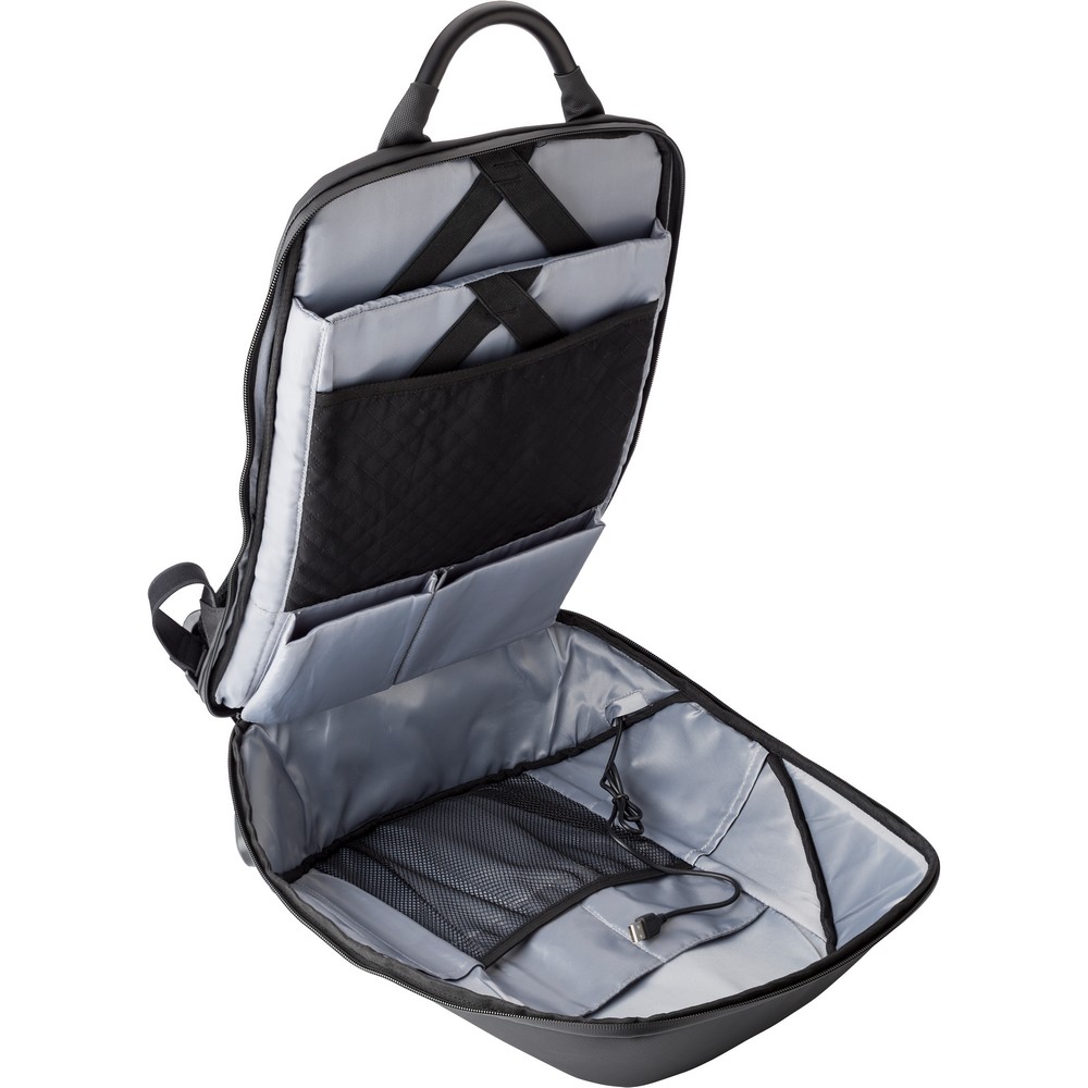 Laptop-Rucksack 15" in Schwarz, Ansicht 8