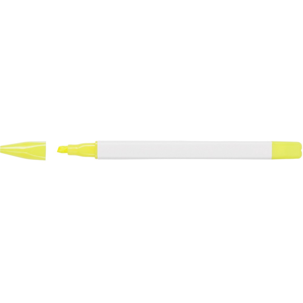 Schreibset, Bleistift, Textmarker und Kugelschreiber in Weiß, Ansicht 4