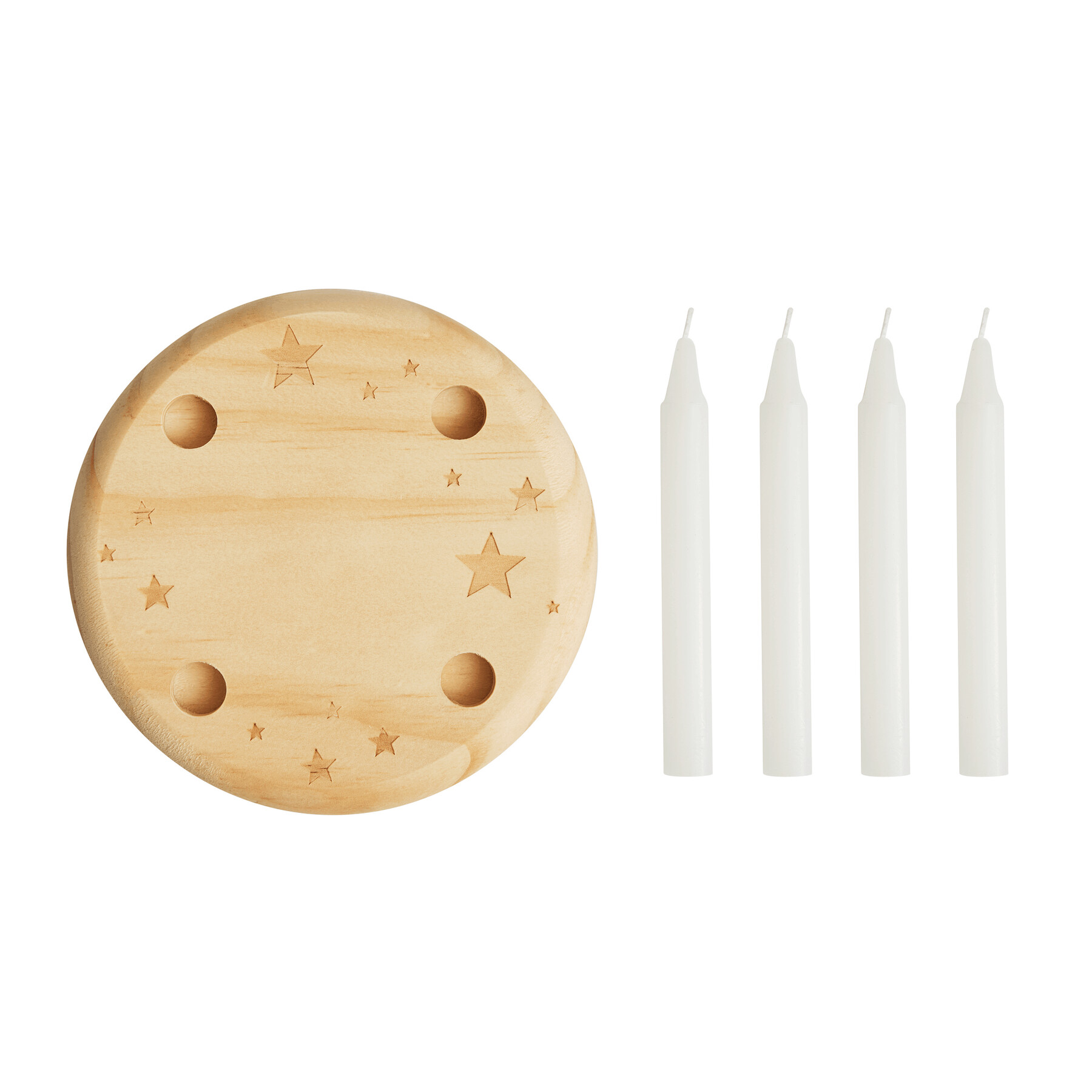 Kleiner Holz-Adventskranz | 4-christmas