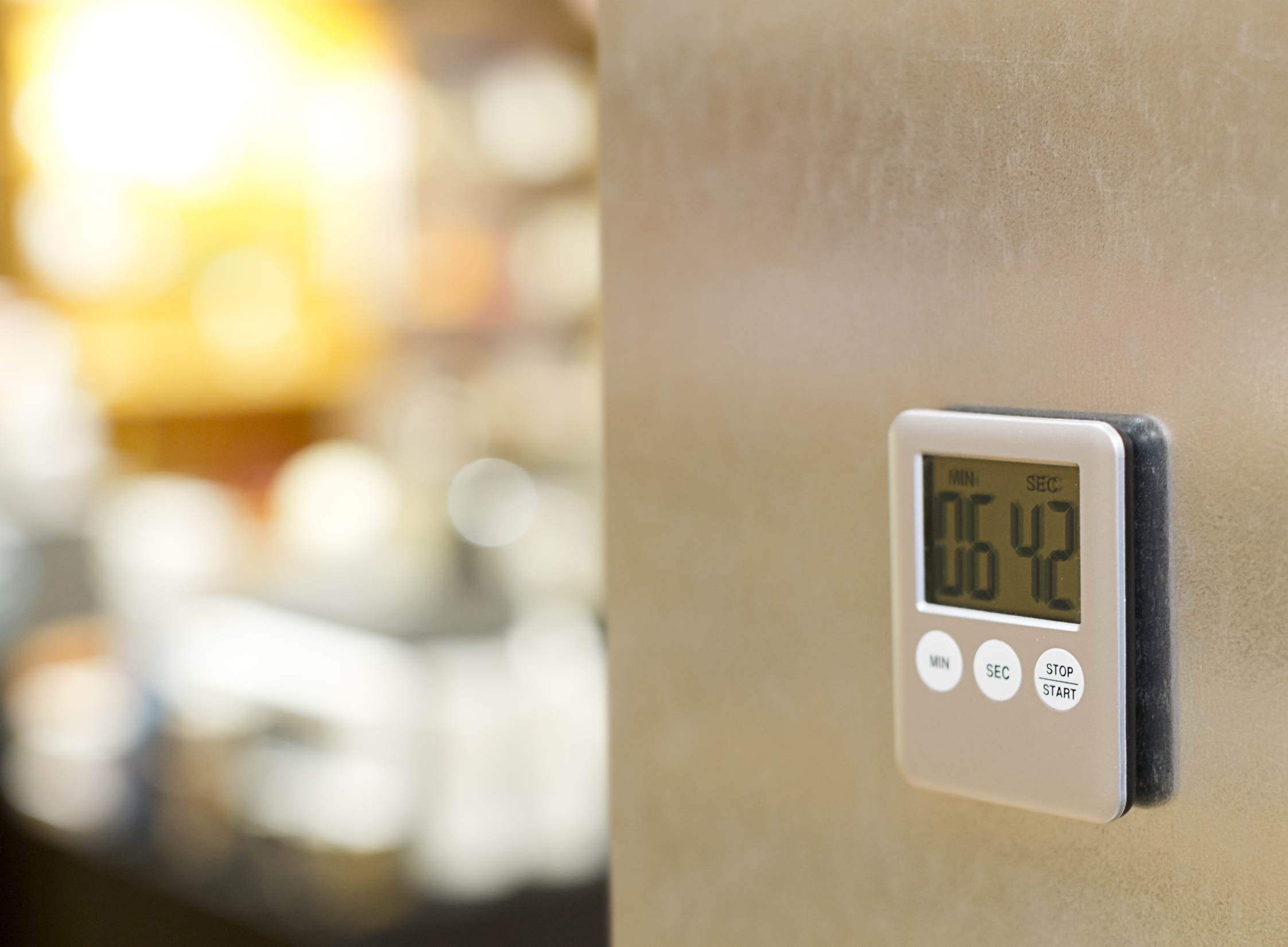 Küchentimer, Eieruhr, magnetisch in Silber, Ansicht 2