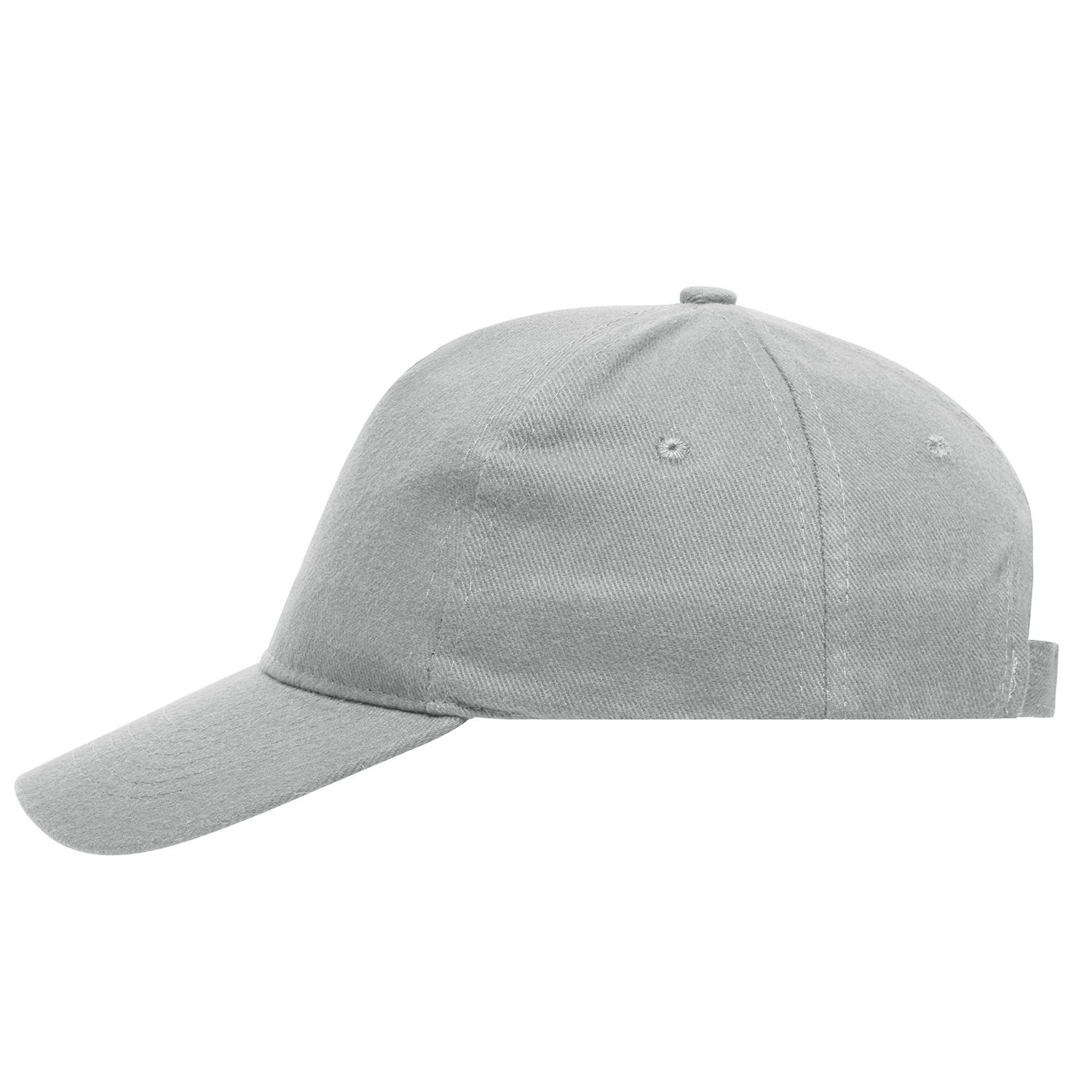 5 Panel Cap Heavy Cotton in Hellgrau