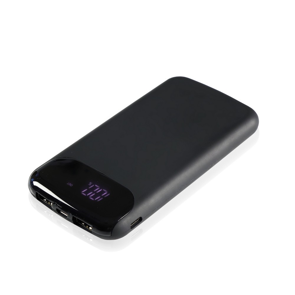 Mauro Conti Powerbank 8000 mAh, Wireless Ladegerät 5W | Eric in Schwarz, Ansicht 12