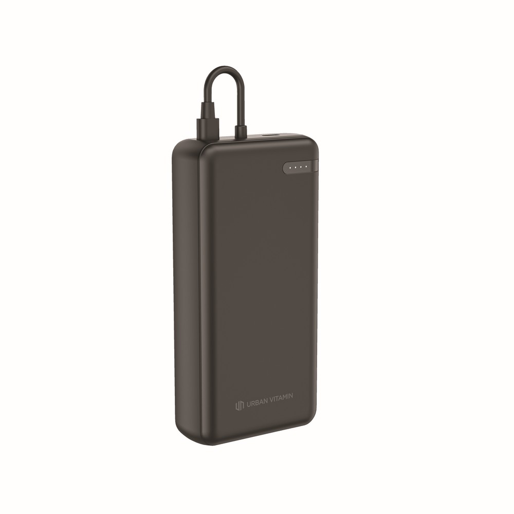 Urban Vitamin Menlo Park RCS rPlastik 20000 20W PD Powerbank in Schwarz, Ansicht 7