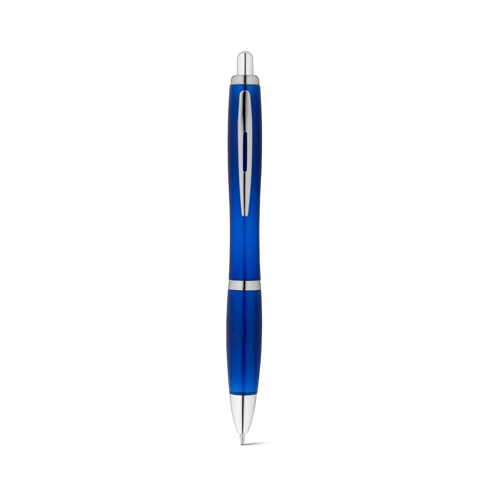Recyceltes PET (100% rPET)-Kugelschreiber mit Metallclip | Swing Rpet – Blau, Ansicht 2