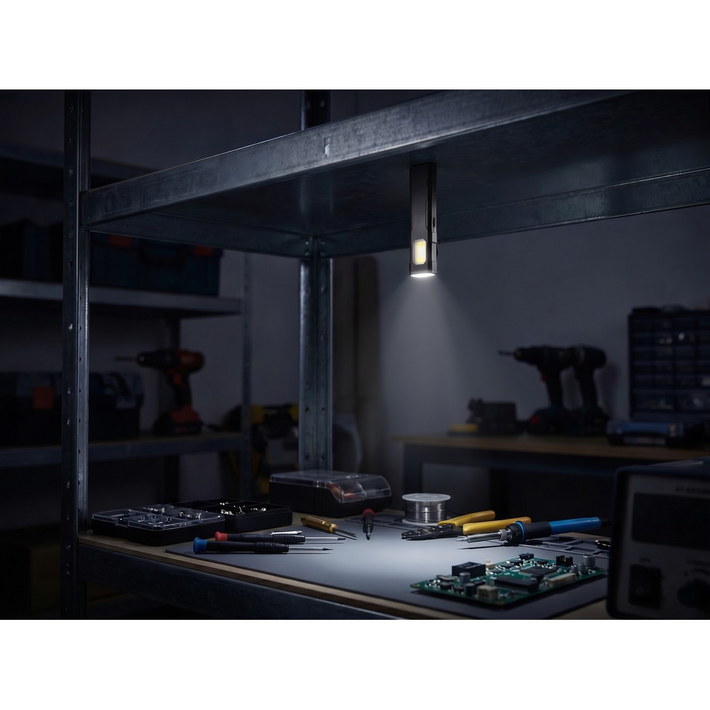 Taschenlampe mit Magnet und Clip | Zelik in Schwarz, Ansicht 20