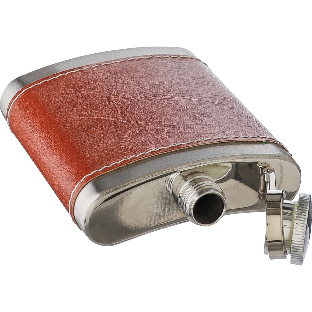 Flachmann 100 ml in Braun, Ansicht 4
