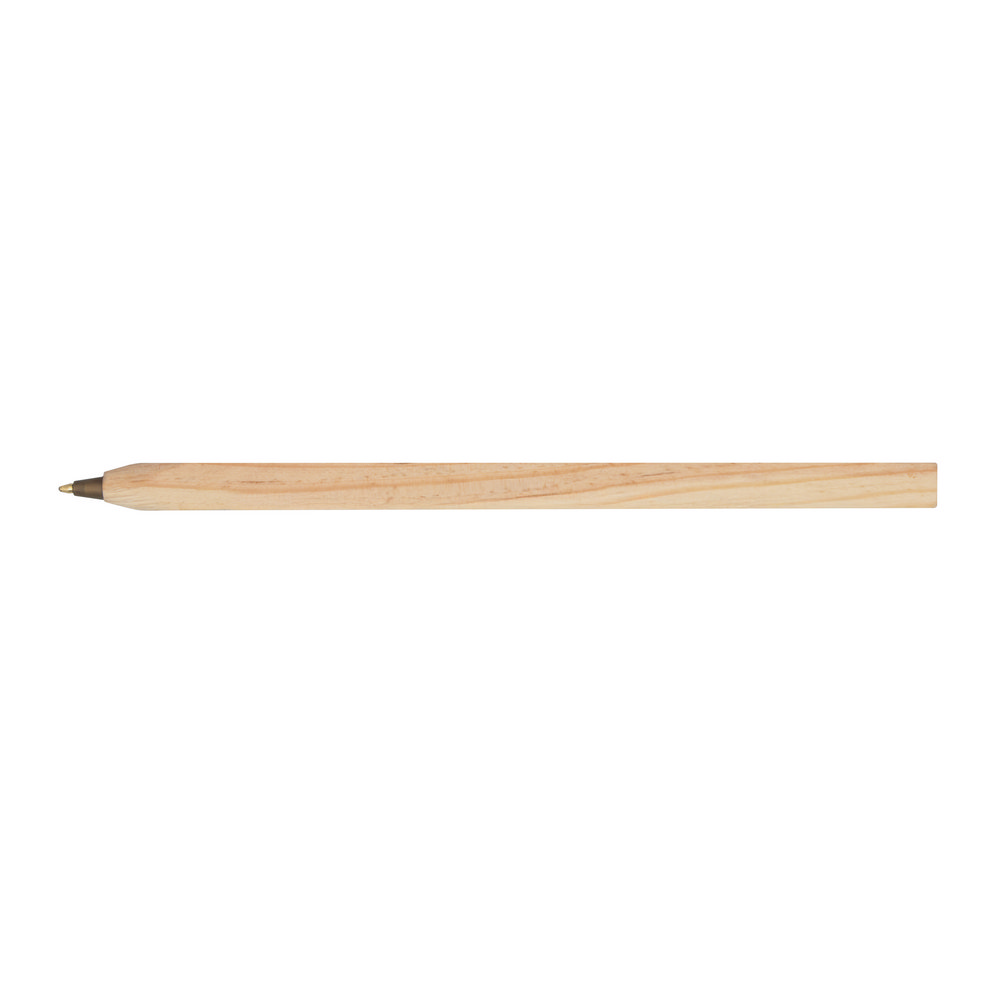 Kugelschreiber aus Holz mit quadratischem Schaftquerschnitt | Arisoa in Neutral, Ansicht 4