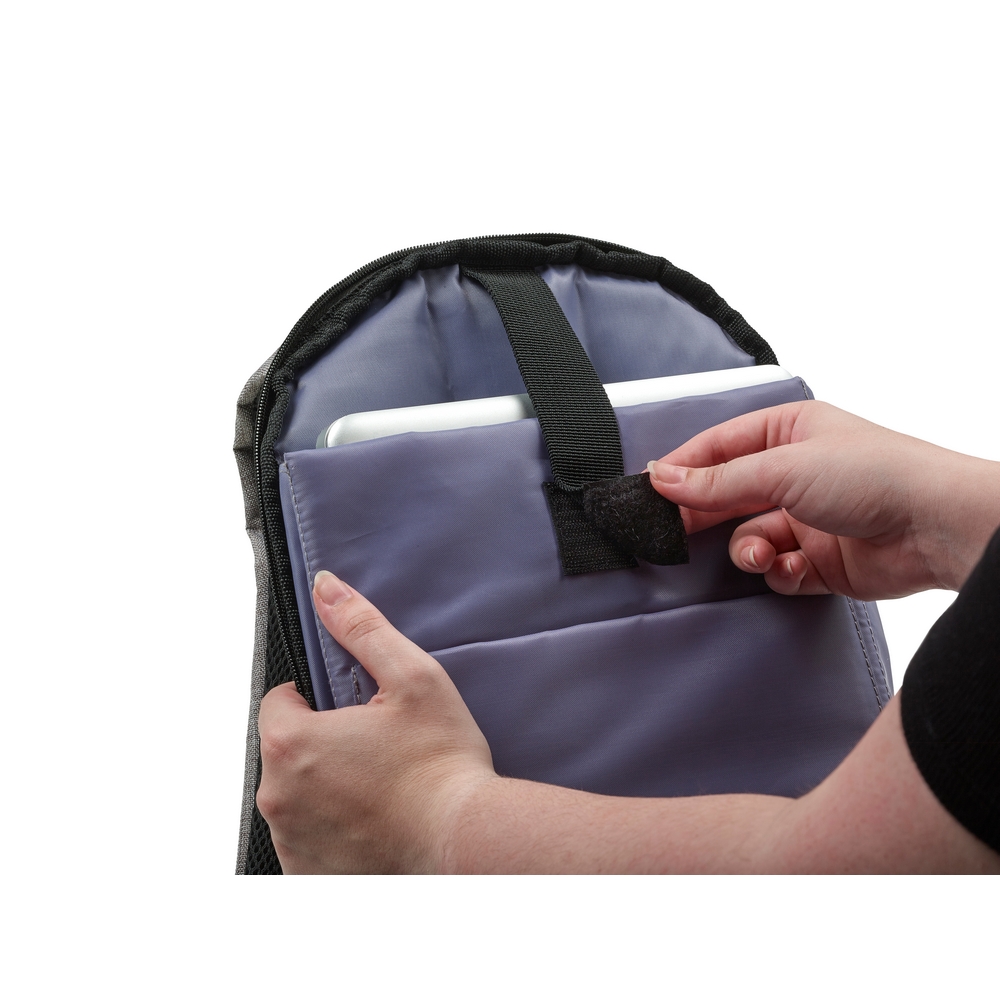 Anti-Diebstahl-Rucksack 13" in Grau, Ansicht 3