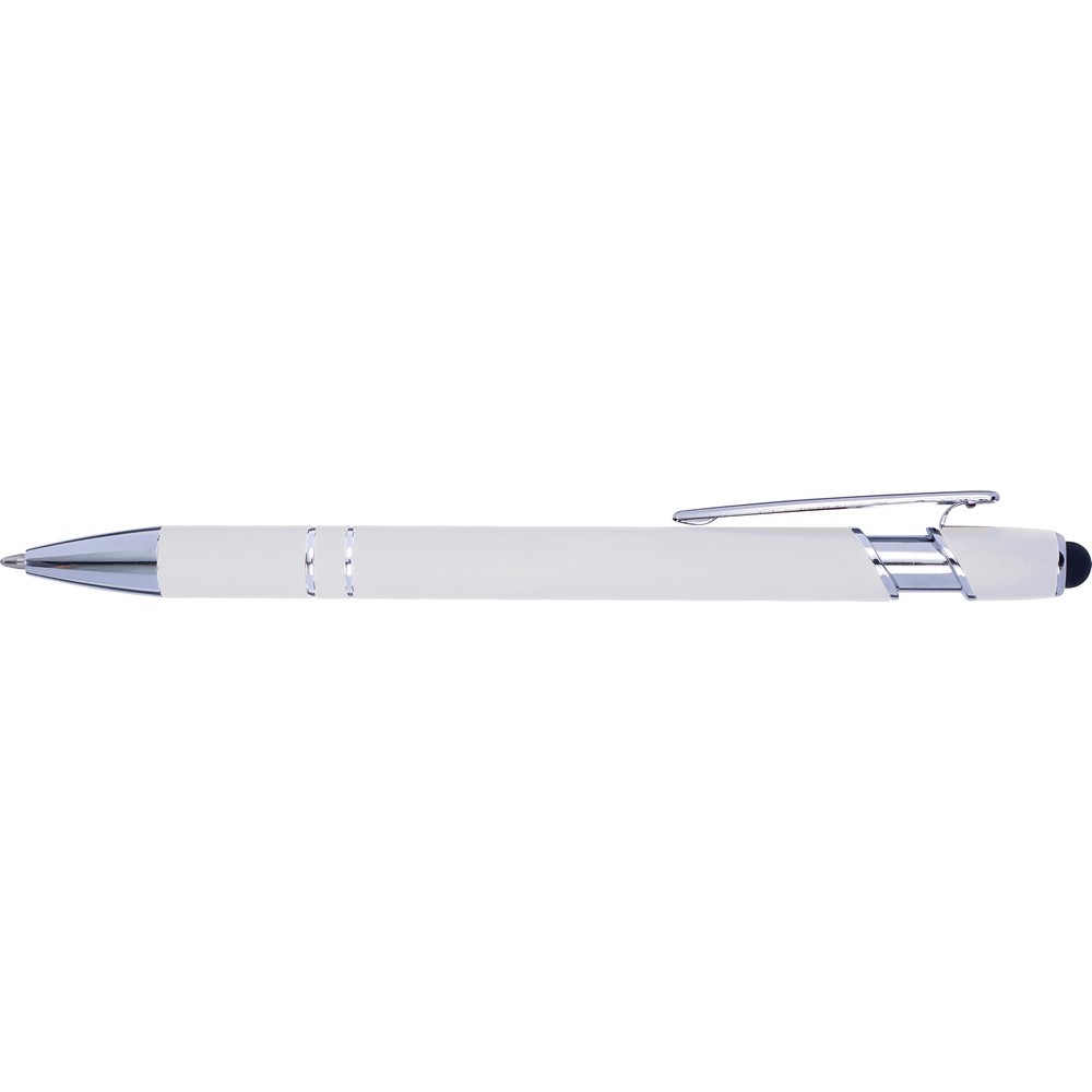 Kugelschreiber mit Touch-Pen in Weiß, Ansicht 2