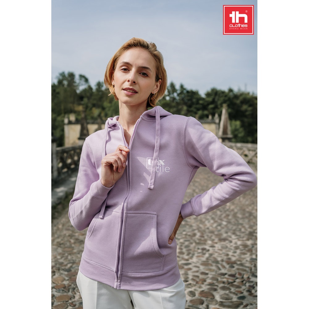 Sweatshirt für Frauen aus Baumwolle und Polyester | THC Amsterdam Women – Schwarz, Ansicht 5
