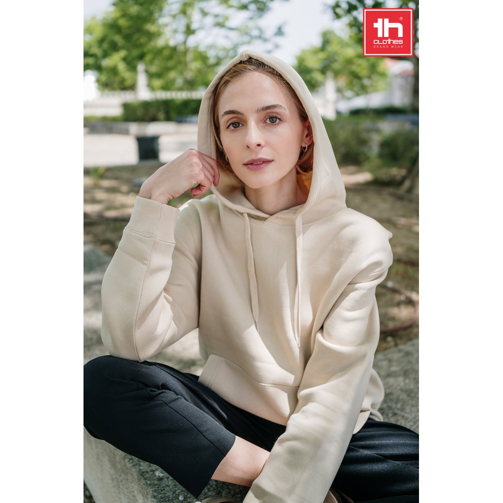 Sweatshirt (unisex) mit Kapuze aus Baumwolle und Polyester | THC Phoenix – Schwarz, Ansicht 5