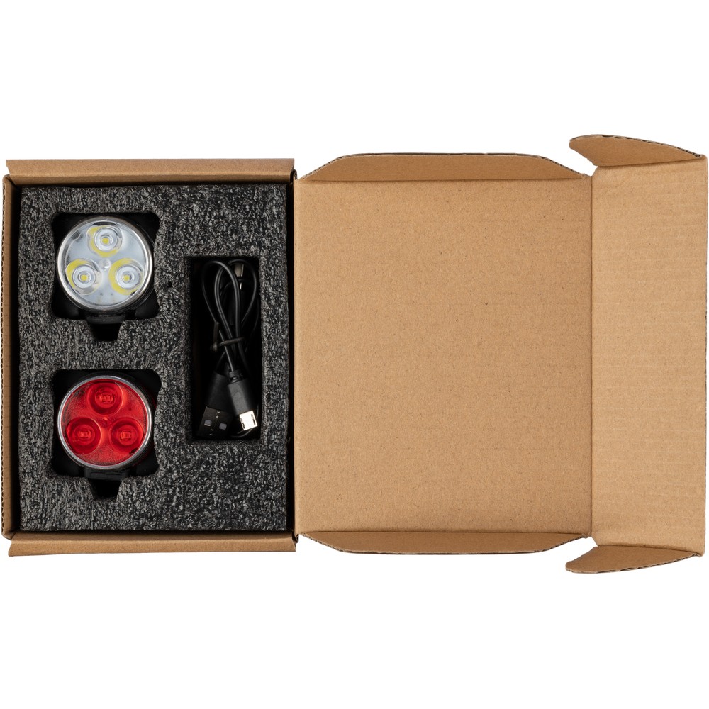 Set von Fahrradlampen in Neutral, Ansicht 7