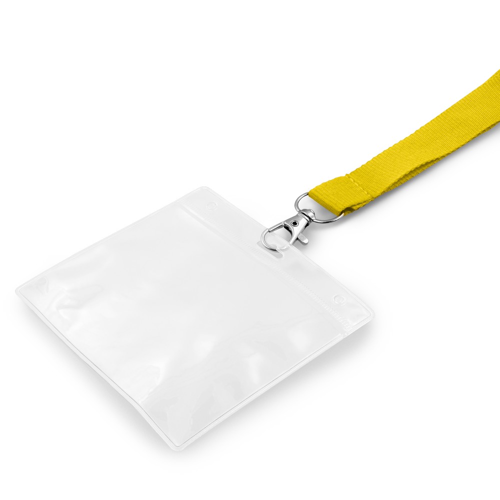 Lanyard mit Karabinerhaken | Hulda in Gelb, Ansicht 4