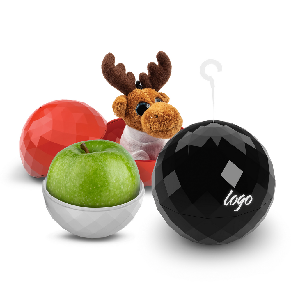 Geschenkball, Behälter für Werbegeschenke | Indome in Schwarz, Ansicht 12