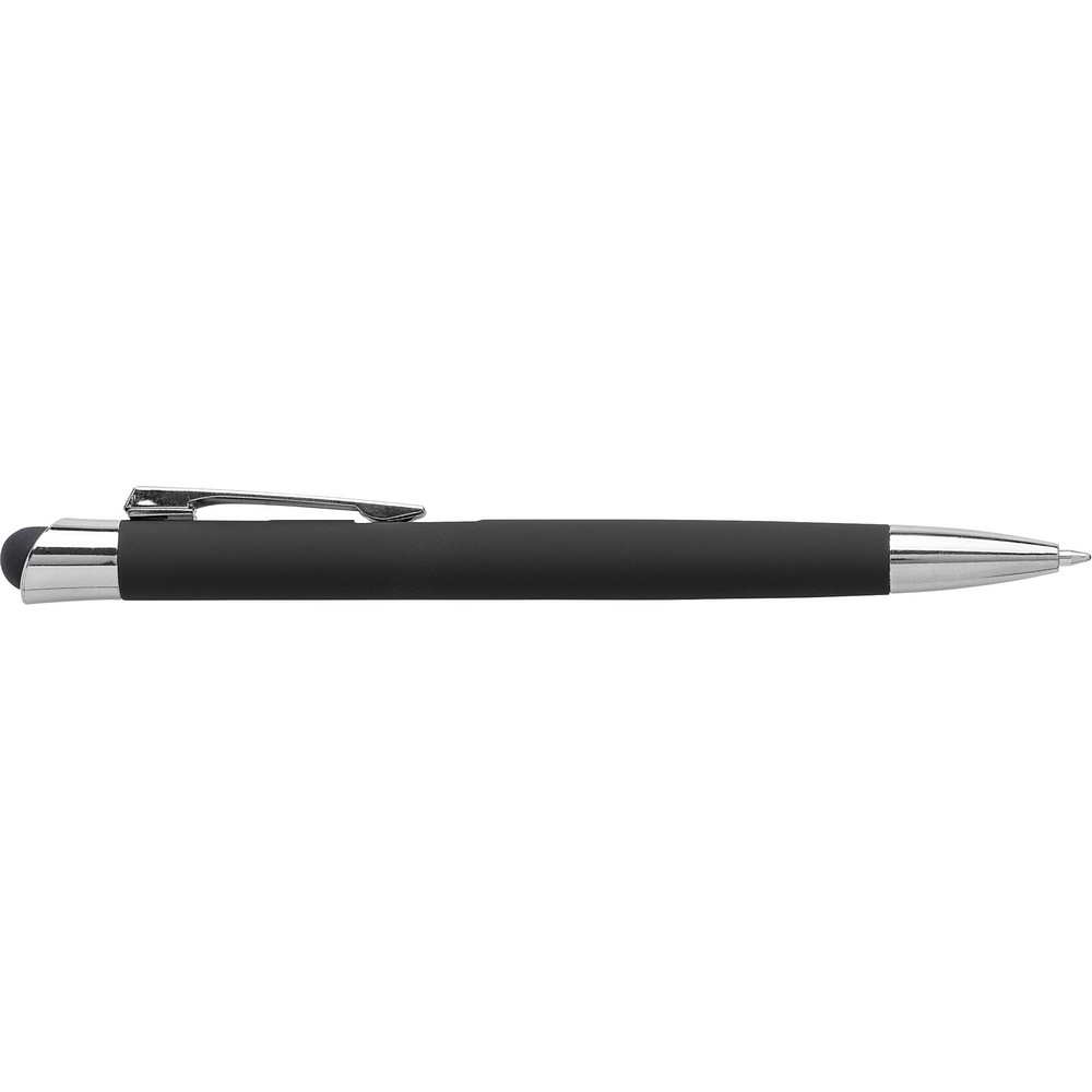 Kugelschreiber mit Touch-Pen in Schwarz, Ansicht 5