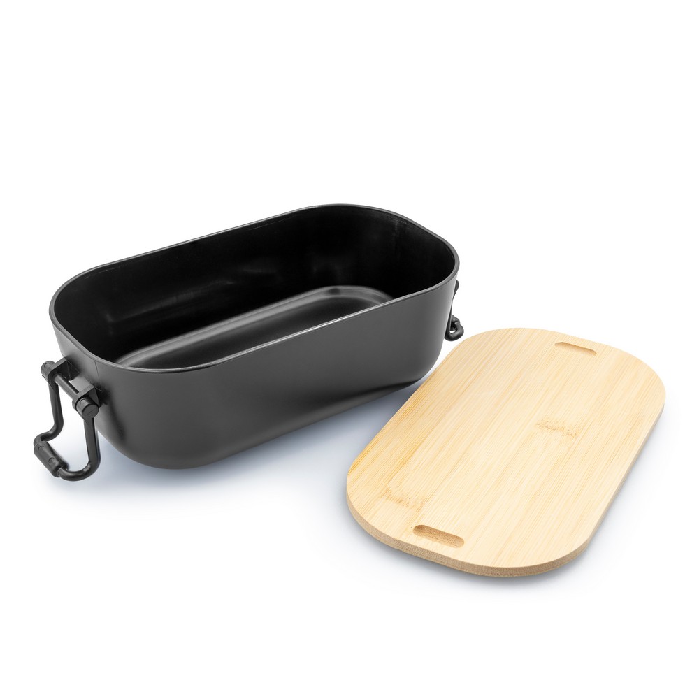 Lunchbox 900 ml | Loes in Schwarz, Ansicht 3