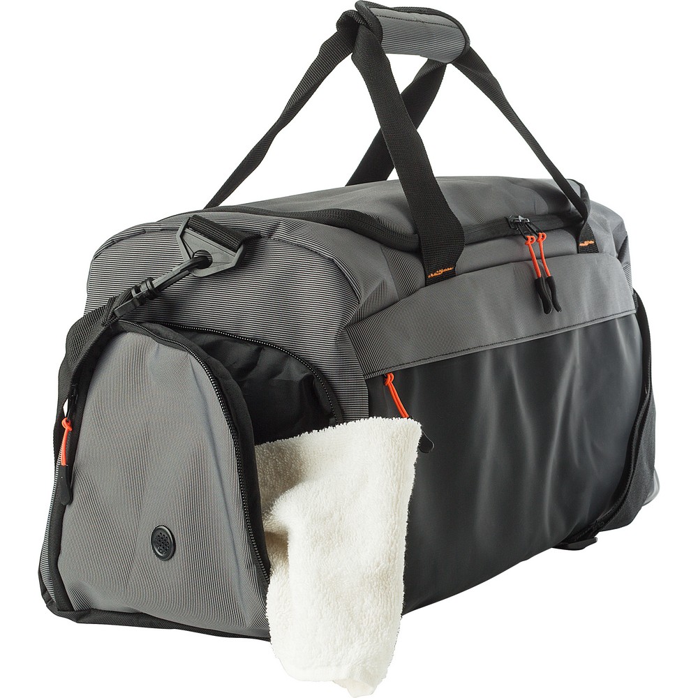 Sporttasche, Reisetasche in Grau, Ansicht 5