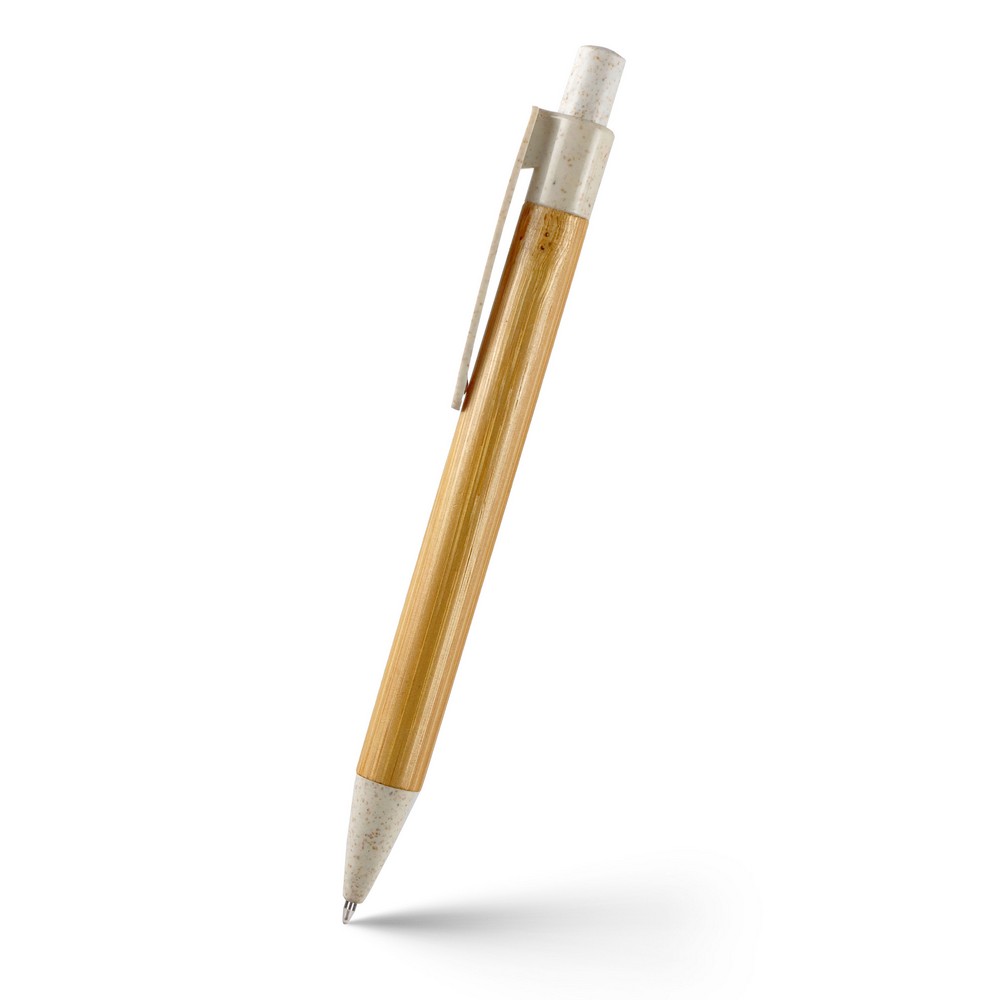 Kugelschreiber mit Bambus-Schaft | Brock in Beige