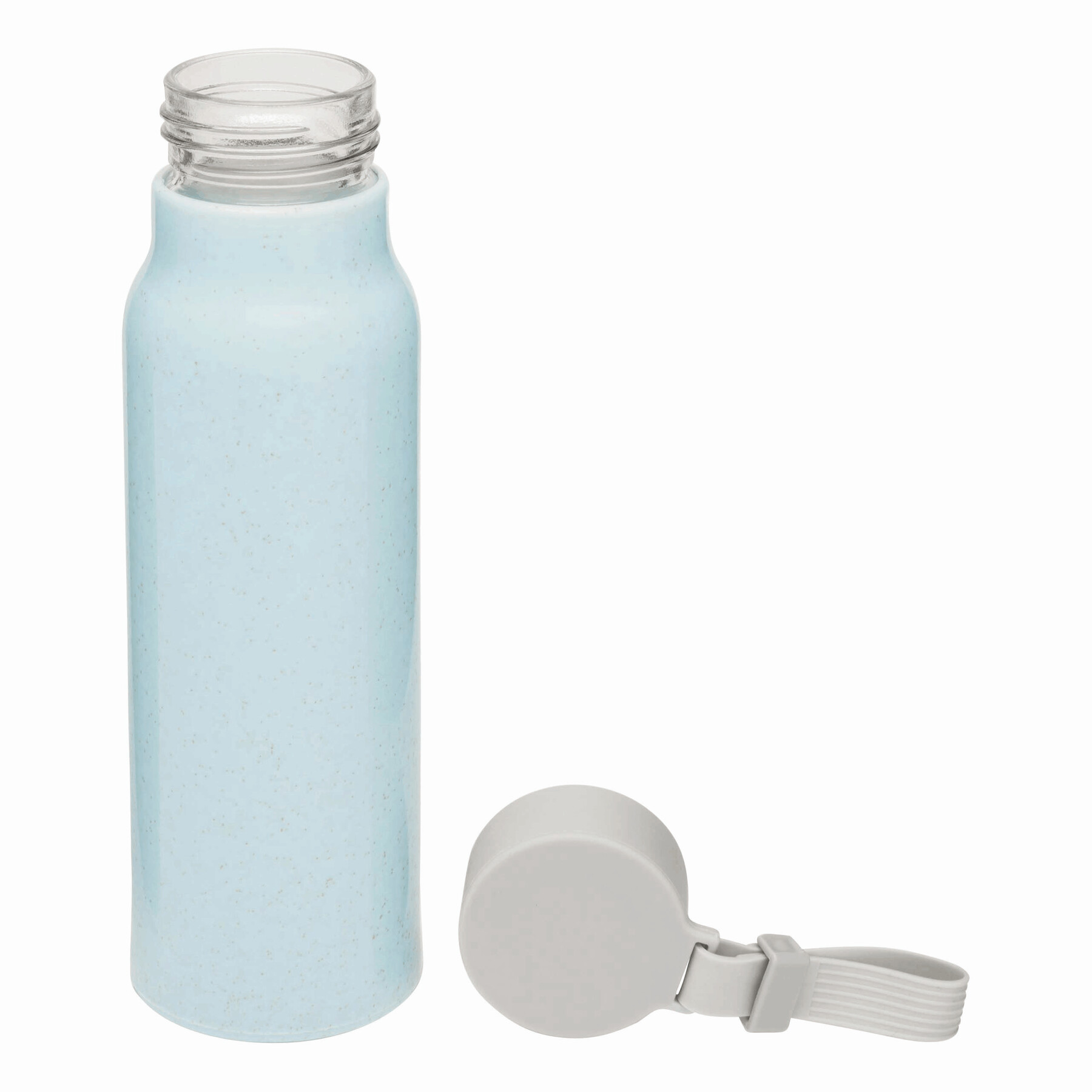 Glas-Trinkflasche mit Ummantelung | Mecozi Drink