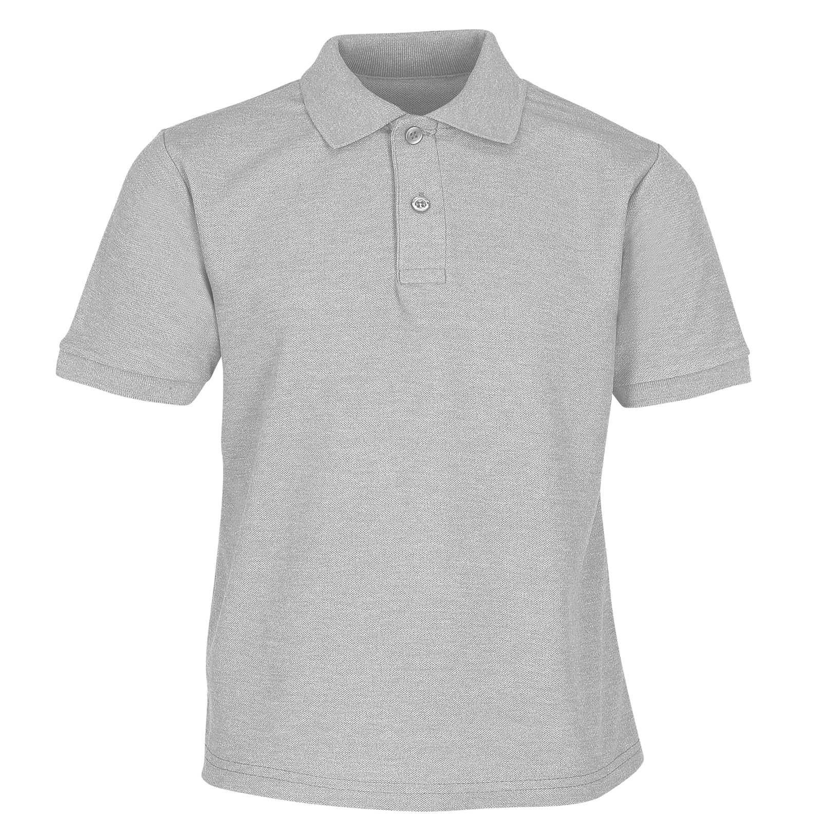 Fruit of the Loom Kinder 65/35 Polo in Graumeliert