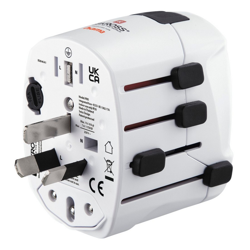 Reiseadapter Skross für Hama Pro in Weiß, Ansicht 6