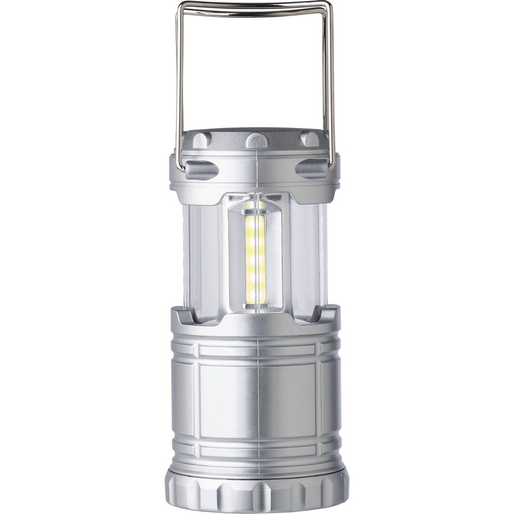 Ausziehbare Camping-Lampe in Silber