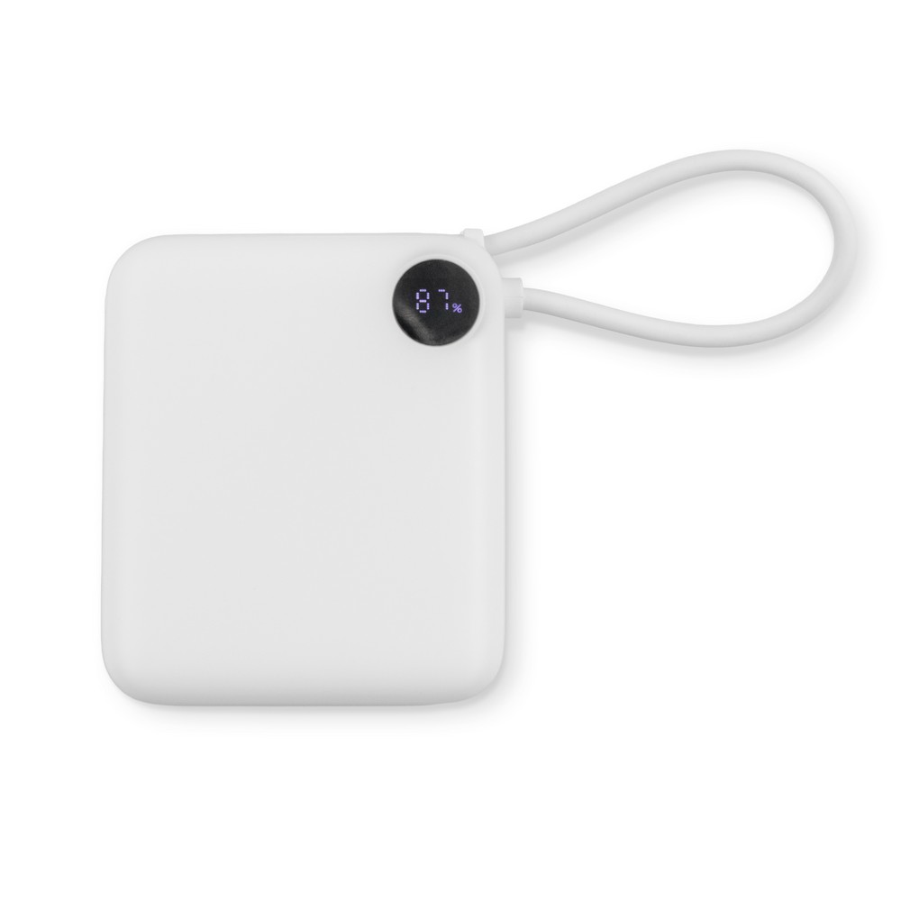 Power bank 10000 mAh | Alula in Weiß, Ansicht 5