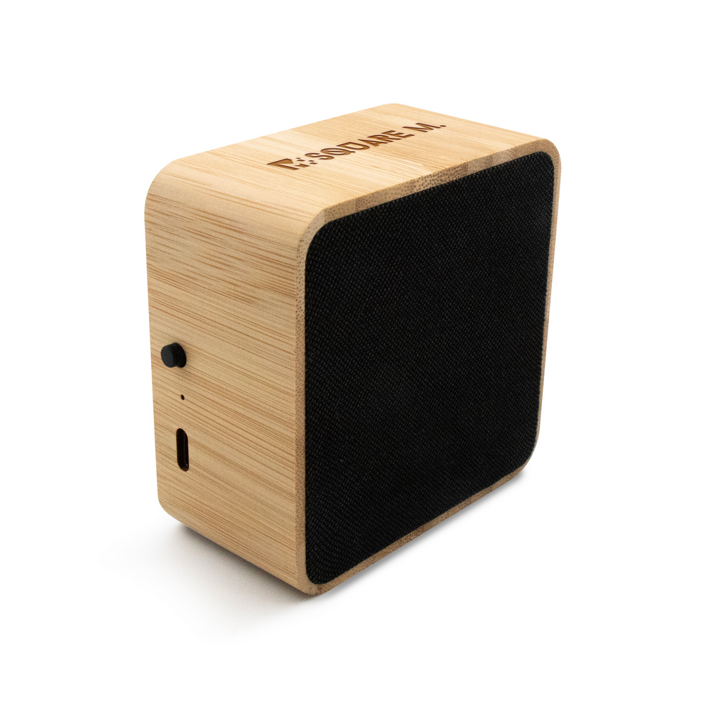 Wireless Lautsprecher aus Bambus 3W B'RIGHT, Solarpanel | Androwe in Holz