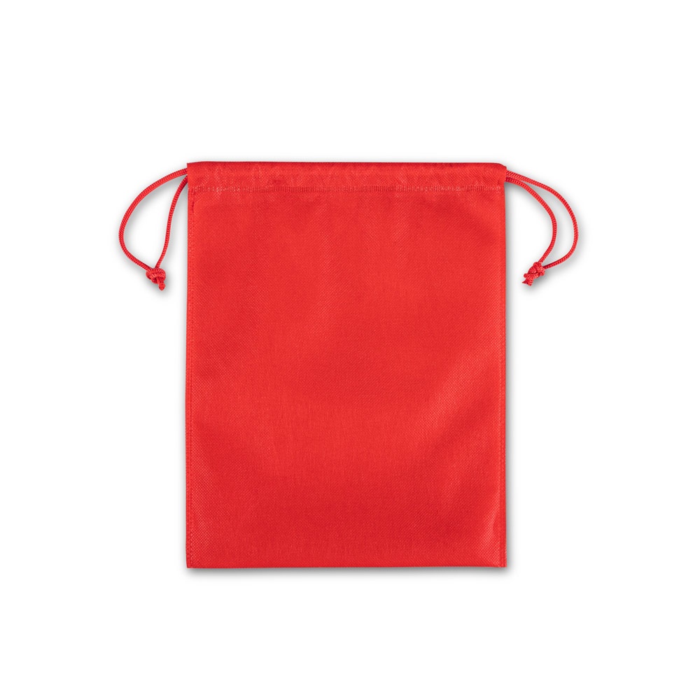Mittelgroße Geschenktüte aus Vliesstoff (60 g/m²) | Gift Bag M – Rot, Ansicht 2