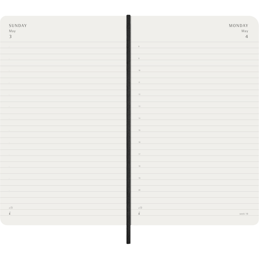 MOLESKINE Tageskalender in Schwarz, Ansicht 6