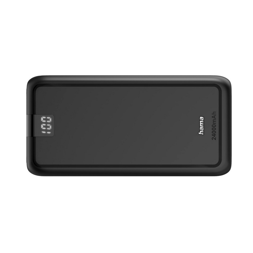 Powerbank 24000 mAh Hama Power Pack Performance in Schwarz, Ansicht 3