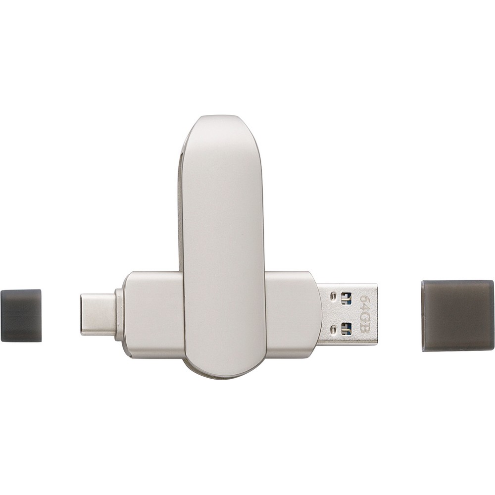 USB-Stick 64 GB in Silber