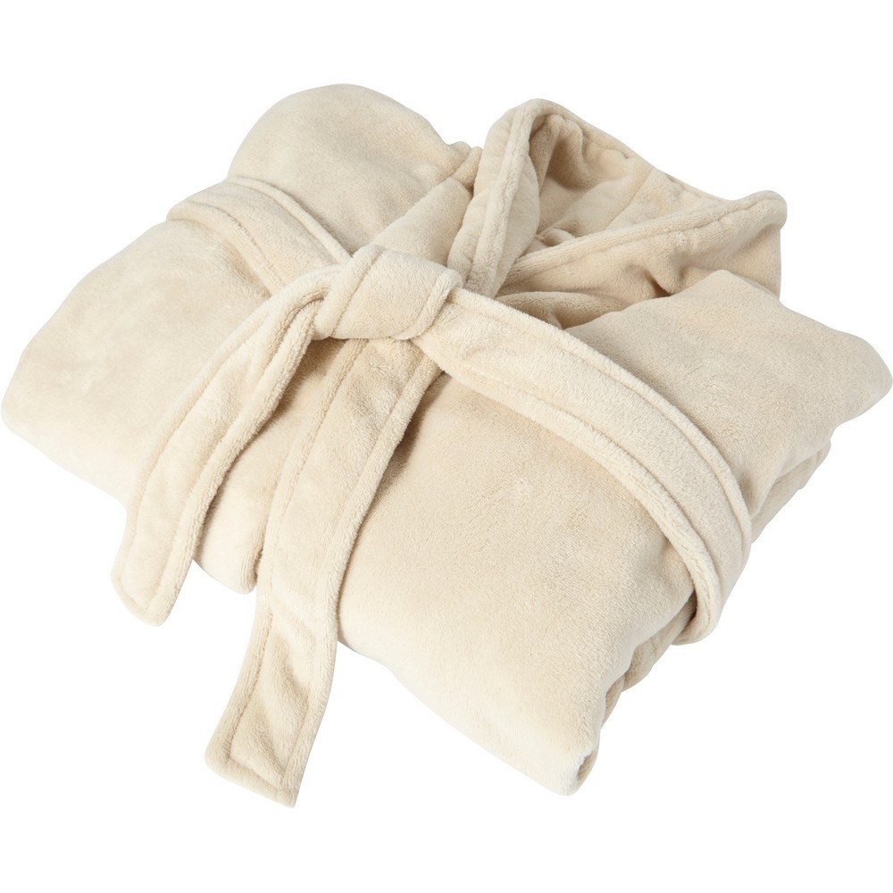 Bademantel in Beige