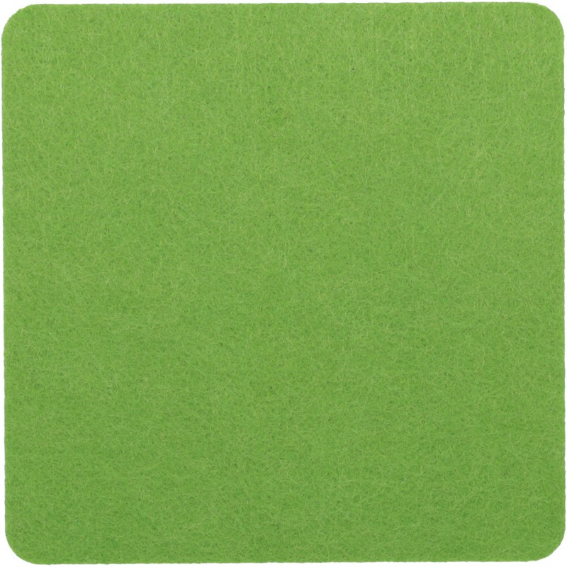 Filzuntersetzer eckig 30 × 30 cm in Hellgrün