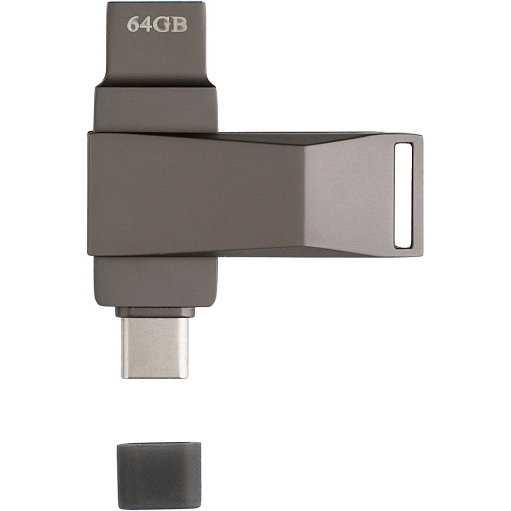 USB-Stick 64 GB in Graphit, Ansicht 3