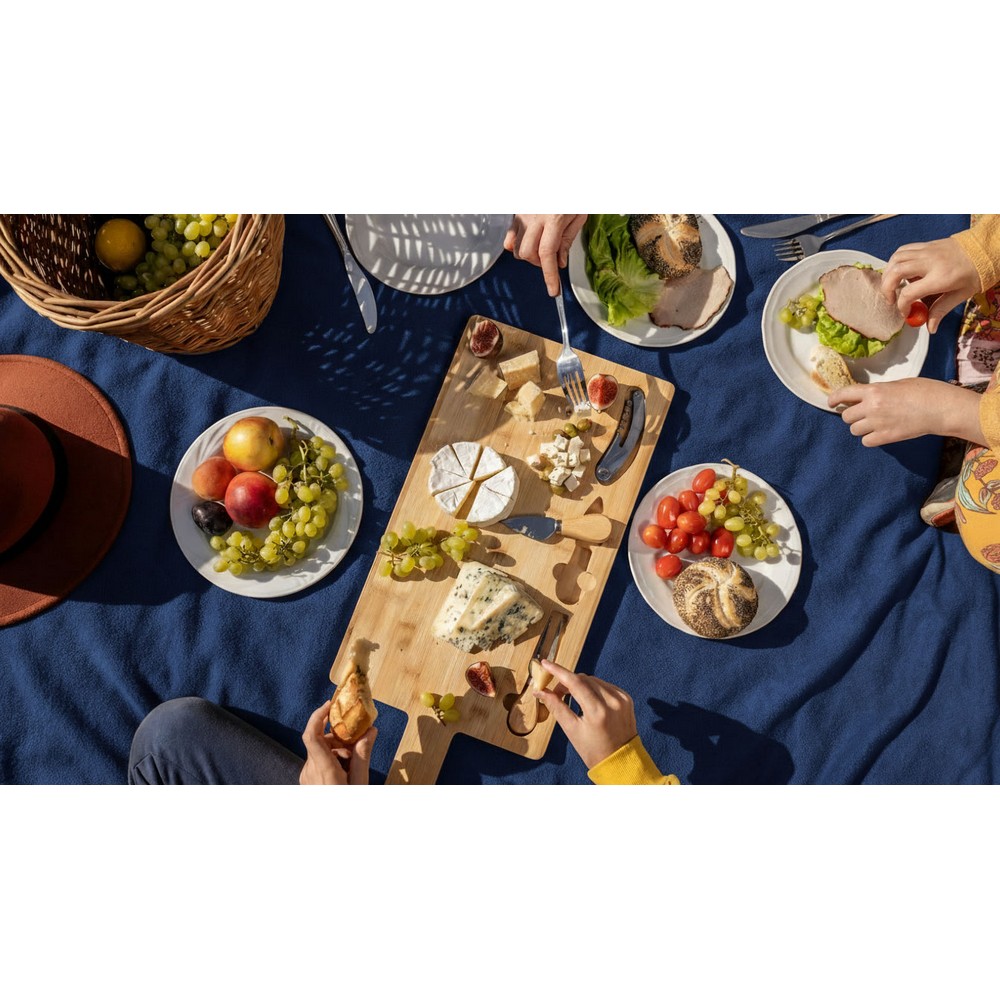 Picknickdecke | Bellaro in Dunkelblau, Ansicht 2