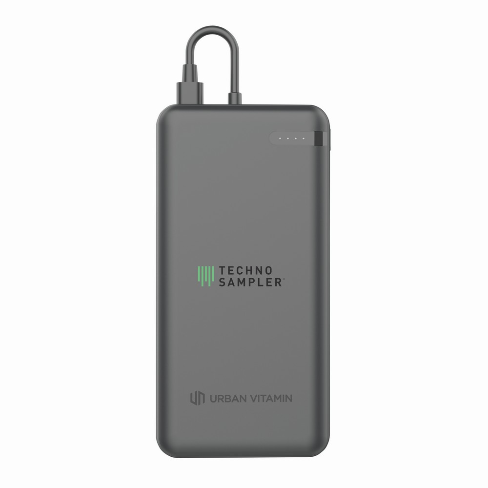 Urban Vitamin Menlo Park RCS rPlastik 20000 20W PD Powerbank in Schwarz, Ansicht 6