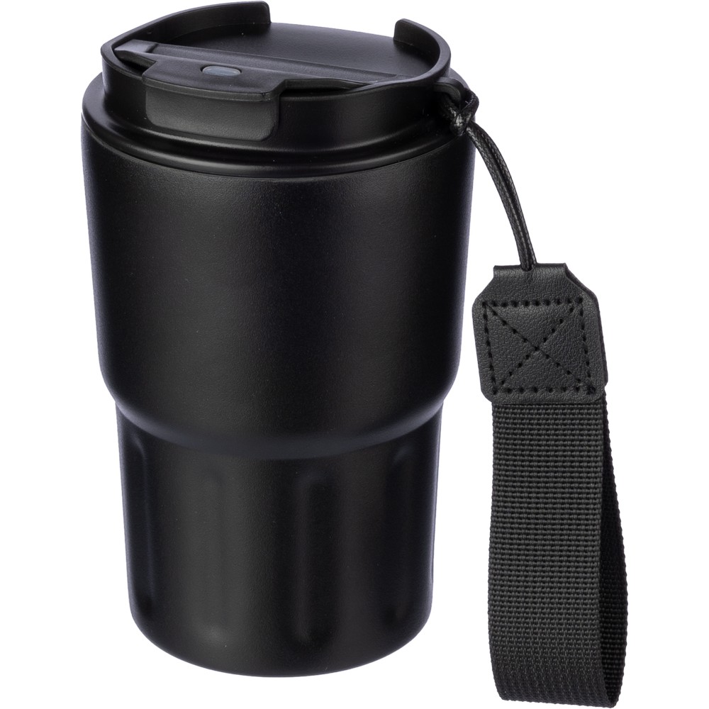 Thermobecher 320 ml in Schwarz