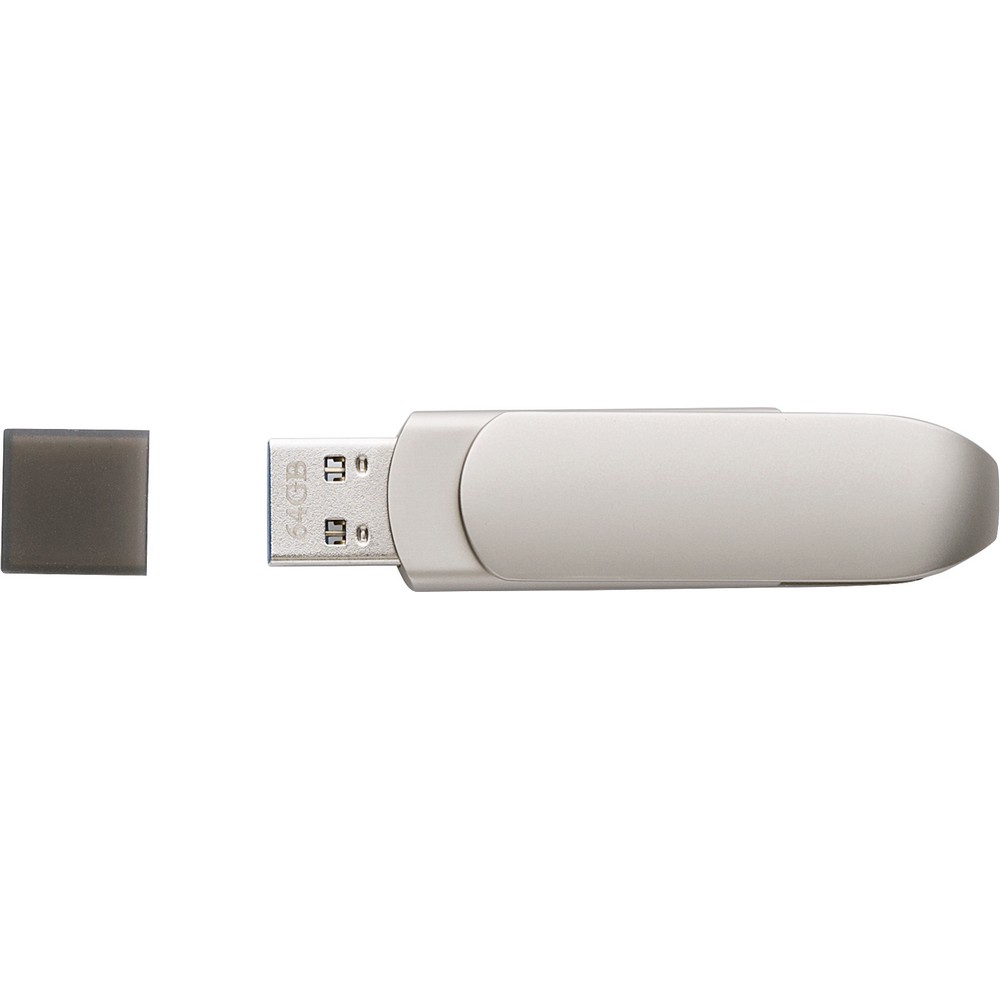 USB-Stick 64 GB in Silber, Ansicht 2