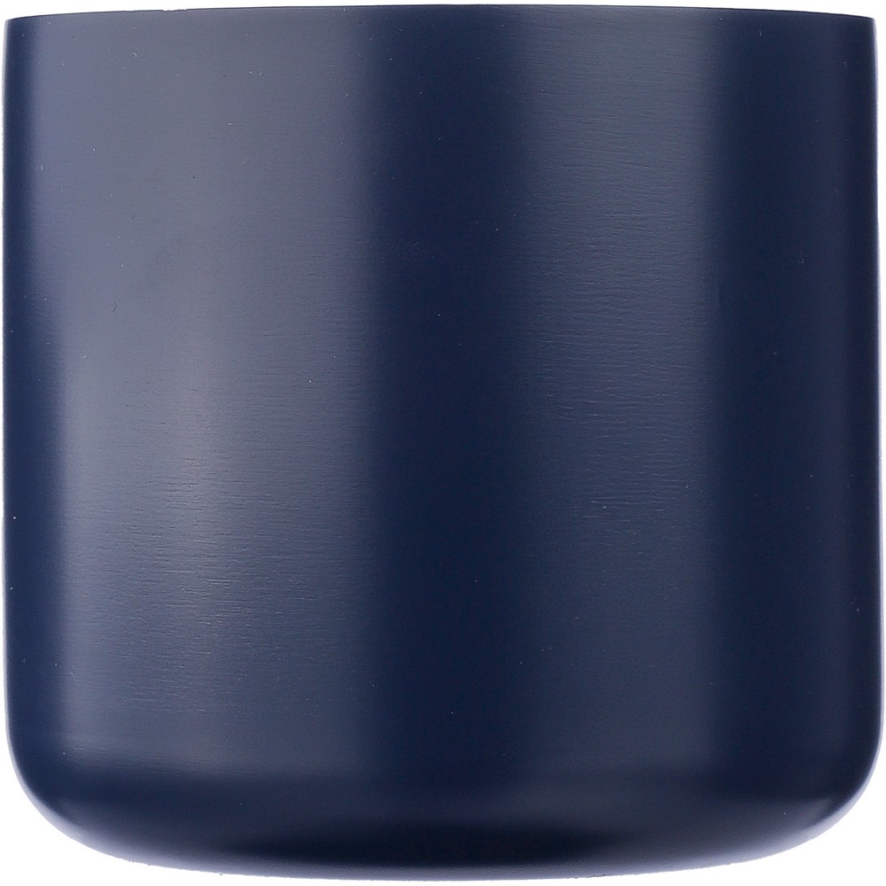 Becher 400 ml aus recyceltem Edelstahl in Dunkelblau, Ansicht 6