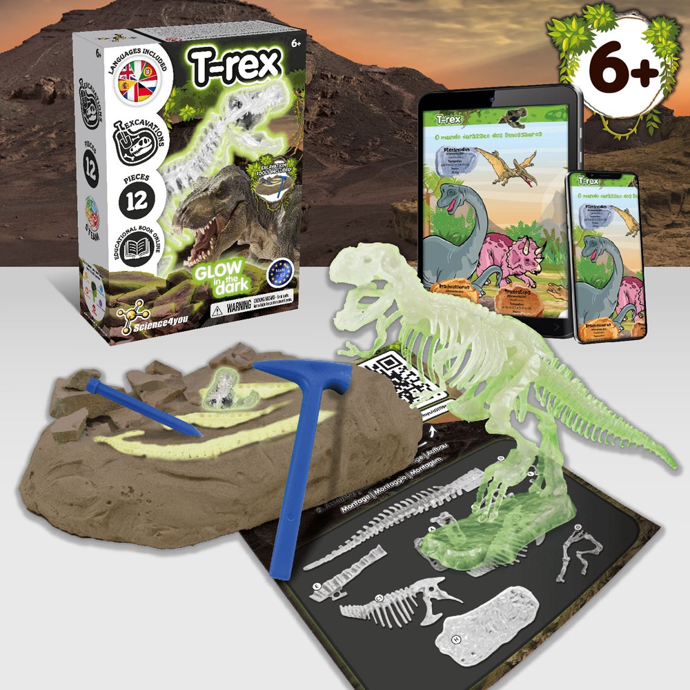 Lernspiel für Kinder | Fossil Excavation Kit I – Gemischt, Ansicht 3