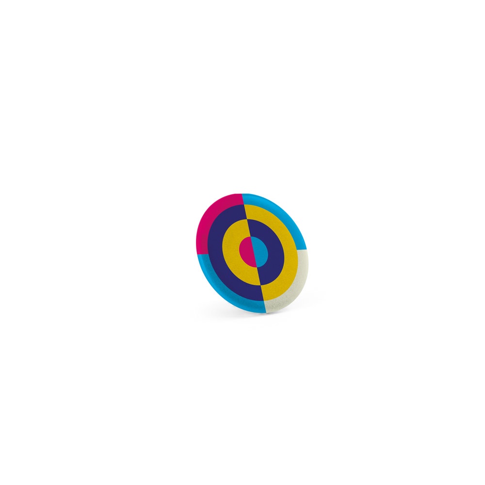 Runder Pin mit Magnet | Button Pin 2 – Schwarz