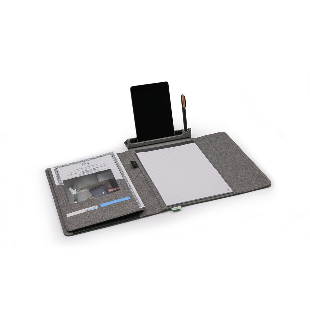 Konferenzmappe BrandCharger Noty Folio in Grau, Ansicht 2