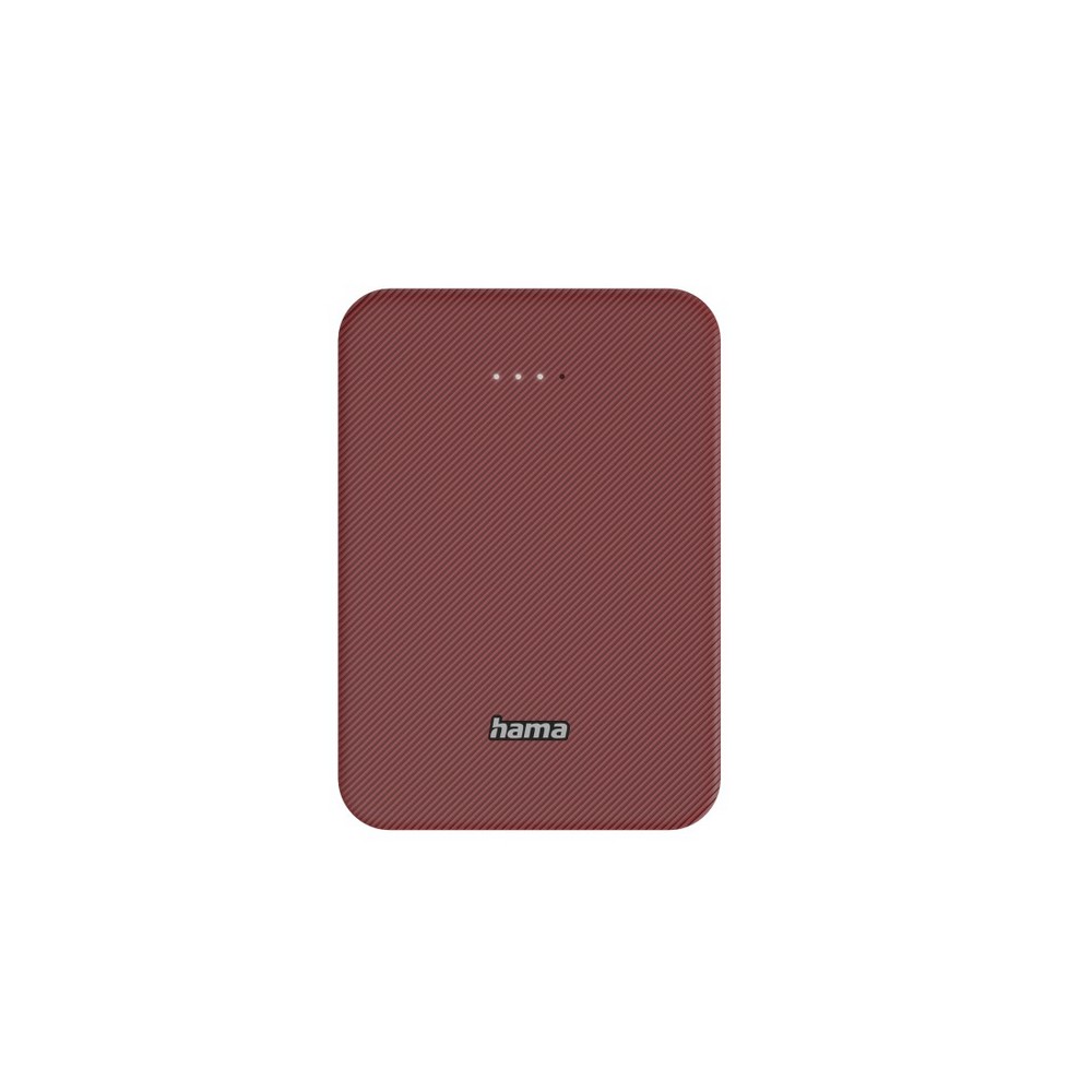 Powerbank 10000 mAh Hama Power Pack in Rot, Ansicht 3