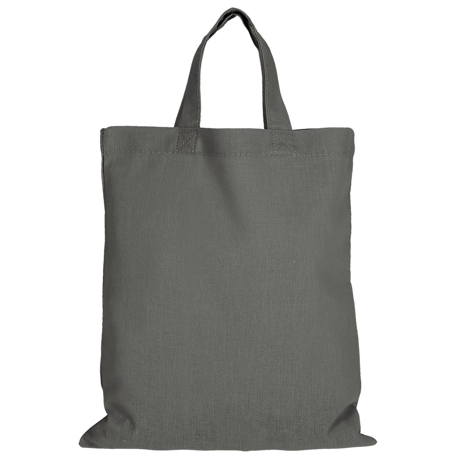 Midi – Baumwolltasche in Stahlgrau