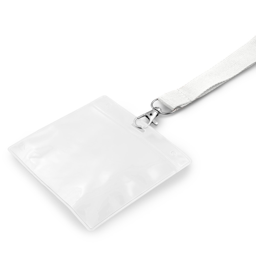 Lanyard mit Karabinerhaken | Hulda in Weiß, Ansicht 4
