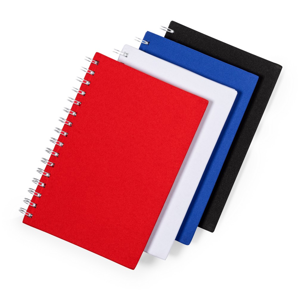 RPET Notizbuch A5 in Rot, Ansicht 2