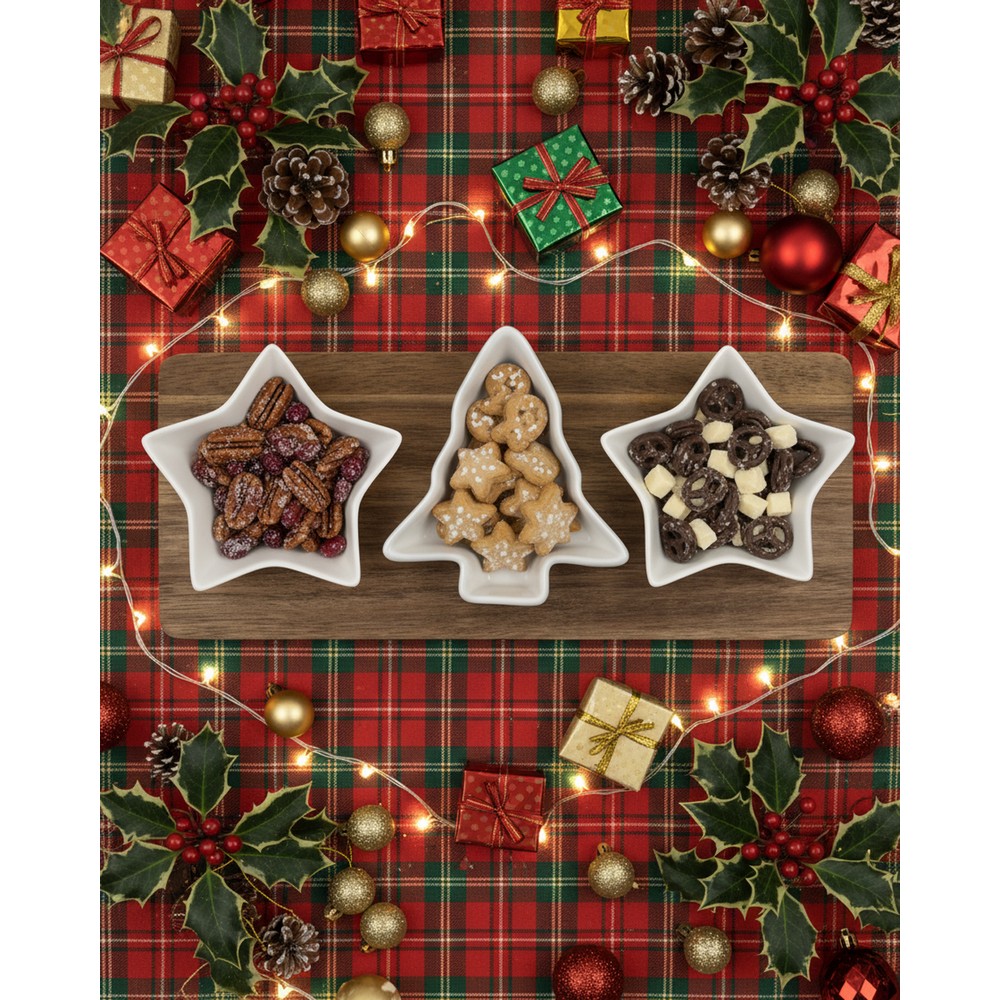 Weihnachts-Dip-Set in Weiß, Ansicht 8