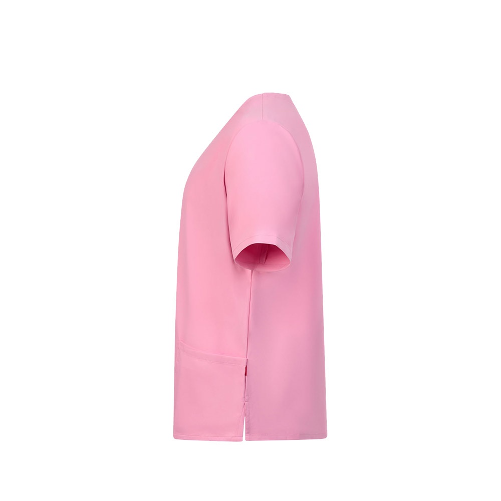 Kurzarm-Tunika (140 g/m²), aus 100 % Mikrofaser | VL Flora – Rosa, Ansicht 3