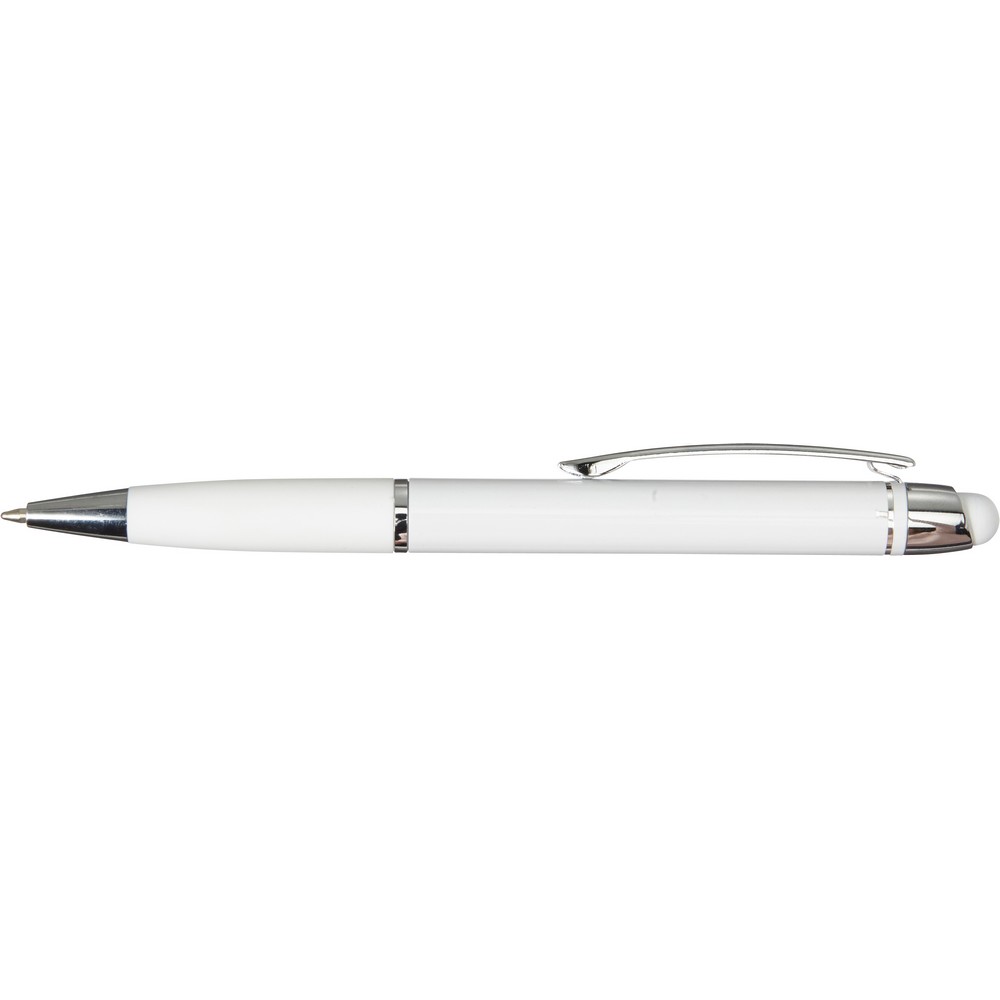 Kugelschreiber mit Touch-Pen in Weiß, Ansicht 5